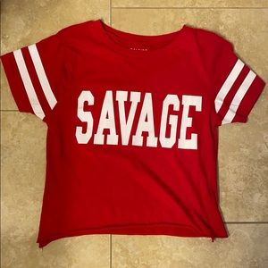 Savage Crop Top